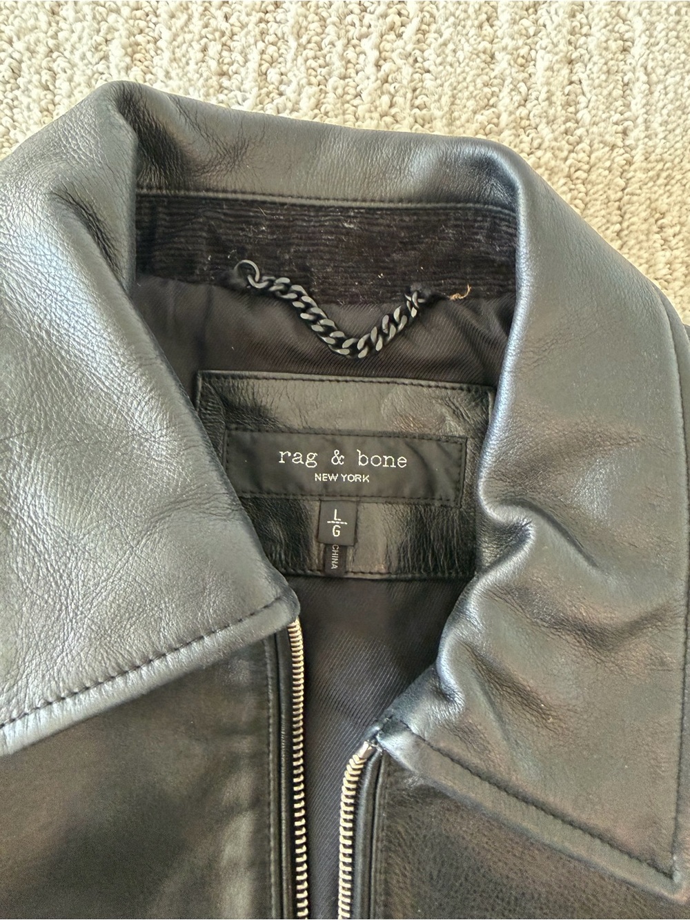 Men’s Rag & Bone Leather jacket - Picture 4 of 8